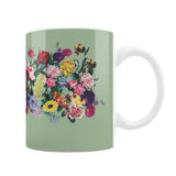Newfields Flowers Mug - Green
