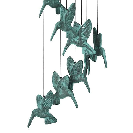 Hummingbird Spiral Wind Chime