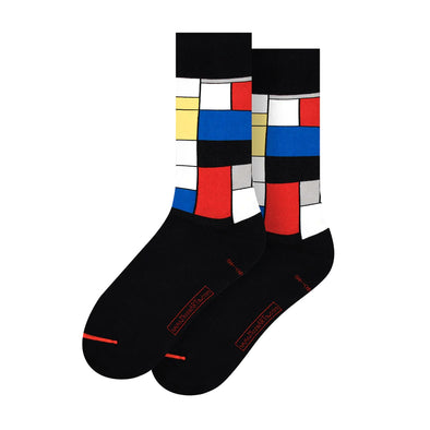 Mondrian Composition Socks