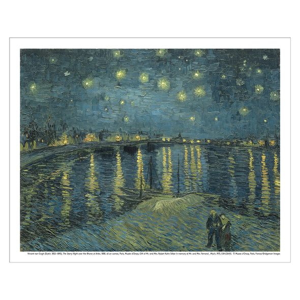Van Gogh 'Starry Night Over the Rhone' Print