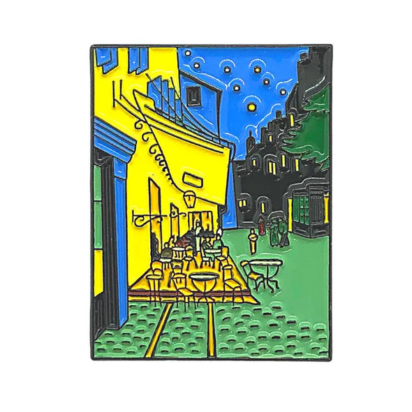 Van Gogh 'Café Terrace' Enamel Pin