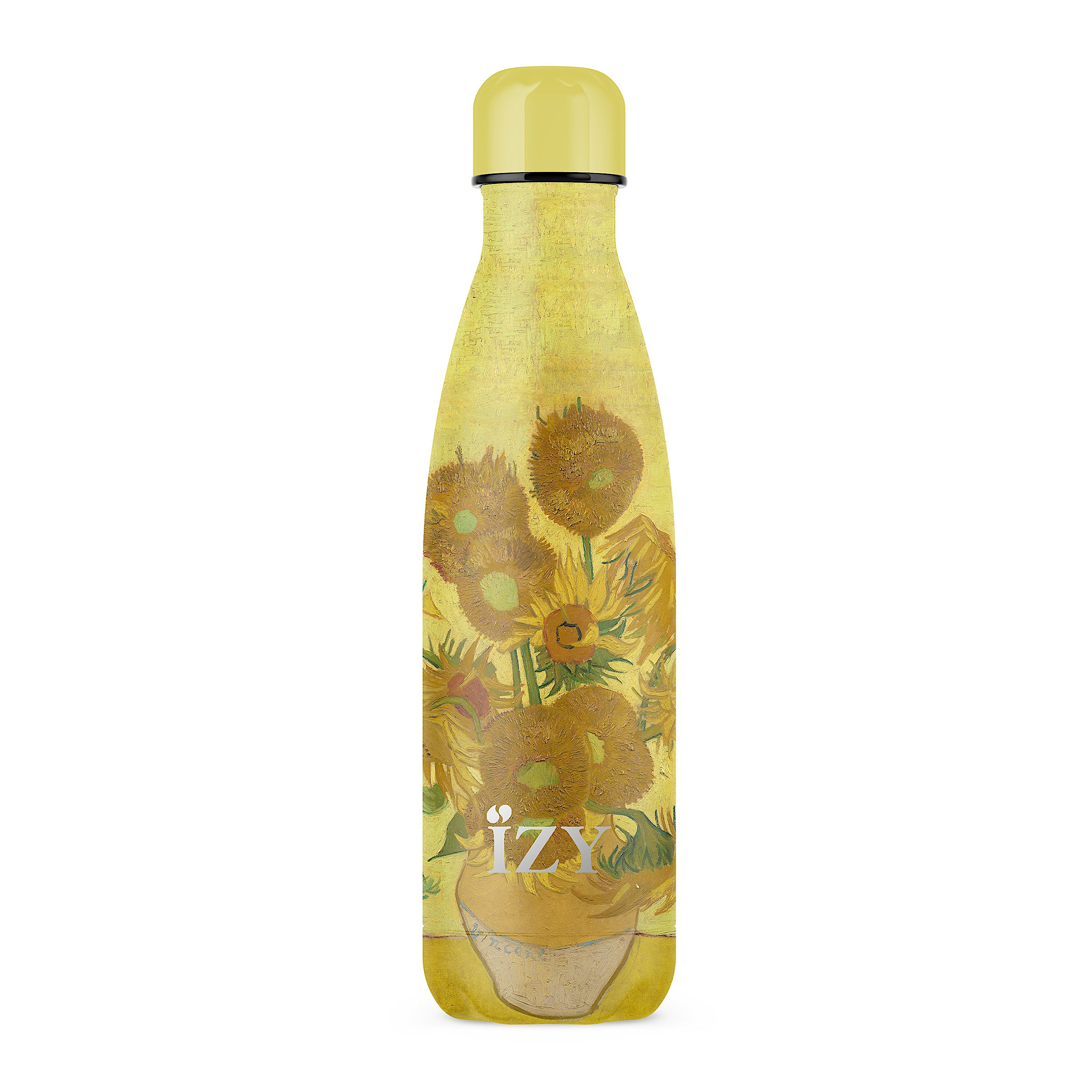 Van Gogh Flowers Water Bottle Personalised Stainless Steel 