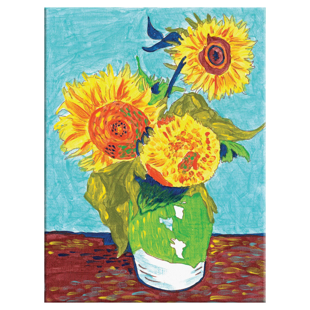 Van Gogh 'Sunflowers' Paint by Number Kit