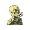 Van Gogh Smoking Skeleton Pin