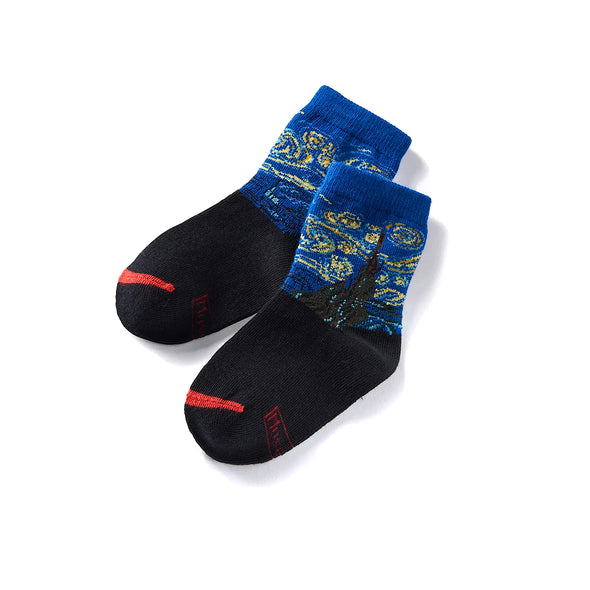 Starry Night Baby Socks