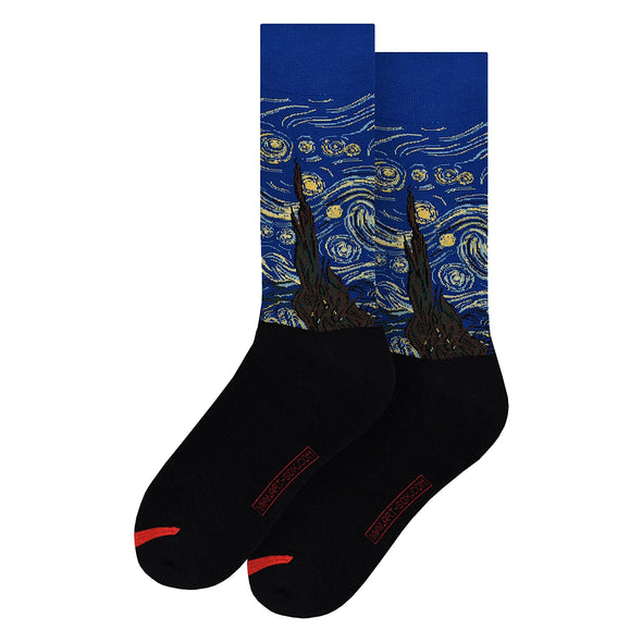 Van Gogh 'Starry Night' Knit Socks