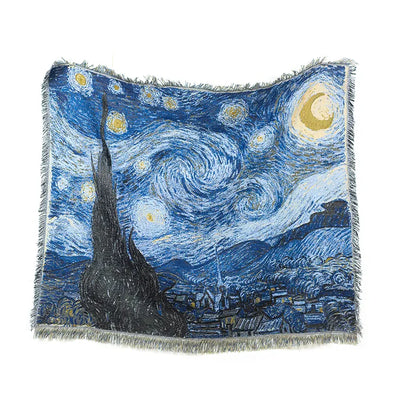 Starry Night Throw Blanket
