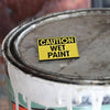 Caution: Wet Paint Enamel Pin