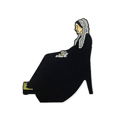 Arrangement in Grey and Black No.1 (Whistler's Mother) Enamel Pin