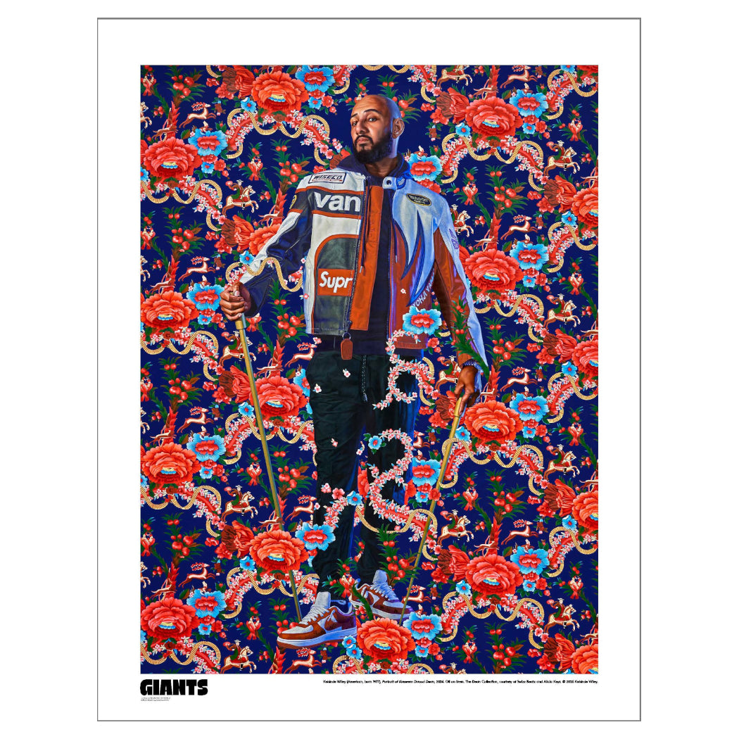 Kehinde Wiley 'Portrait of Kasseem Daoud Dean' Print