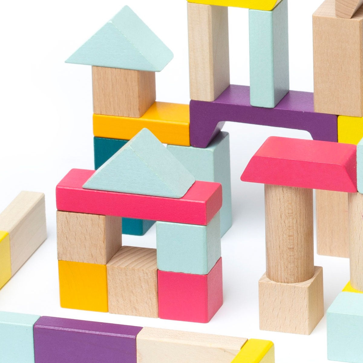 Wooden Blocks Construction Kit