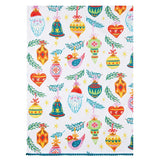 Holiday Ornaments Tea Towel