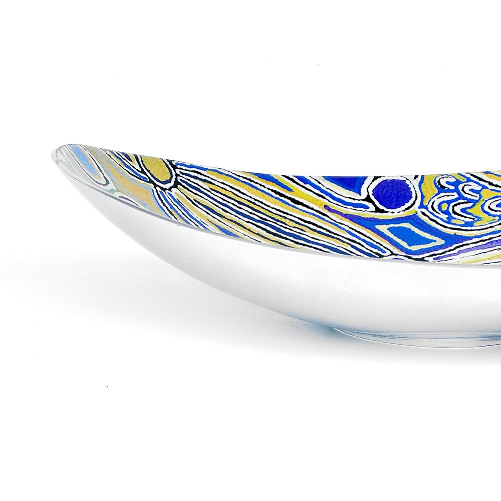 Mina Mina Aluminum Boat Bowl - Blue