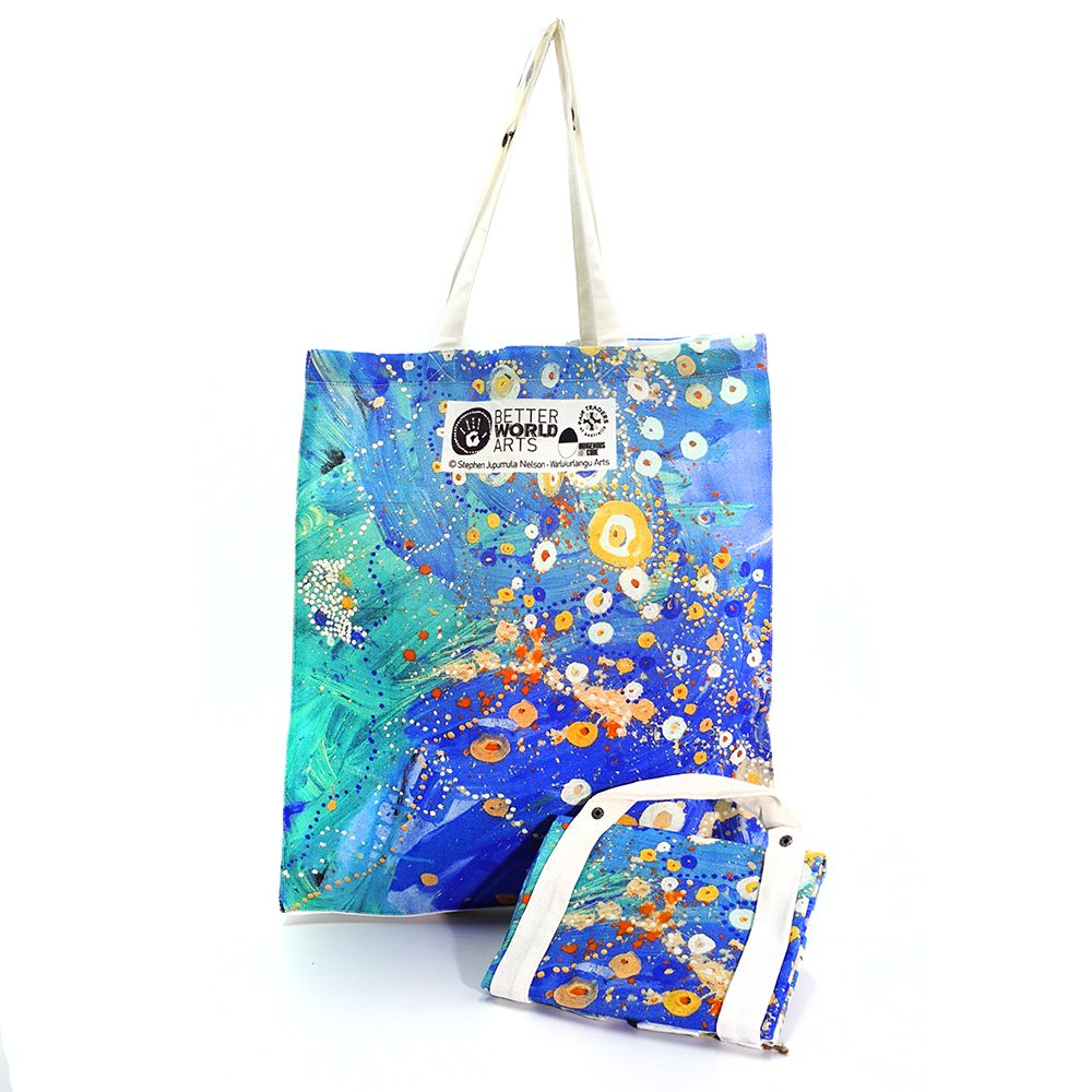 Janganpa Jukurrpa Foldable Tote Bag