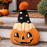 Retro Jack-O-Lantern Throw Pillow