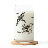 Birds Beer Can Glass