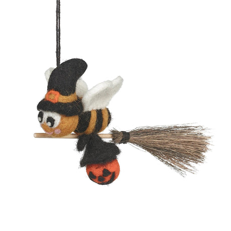 Bee-Witched Felt Ornament