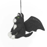 Batty Catty Felt Ornament