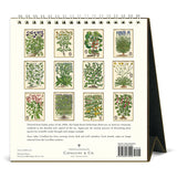 2026 Vintage Herbarium Desk Calendar