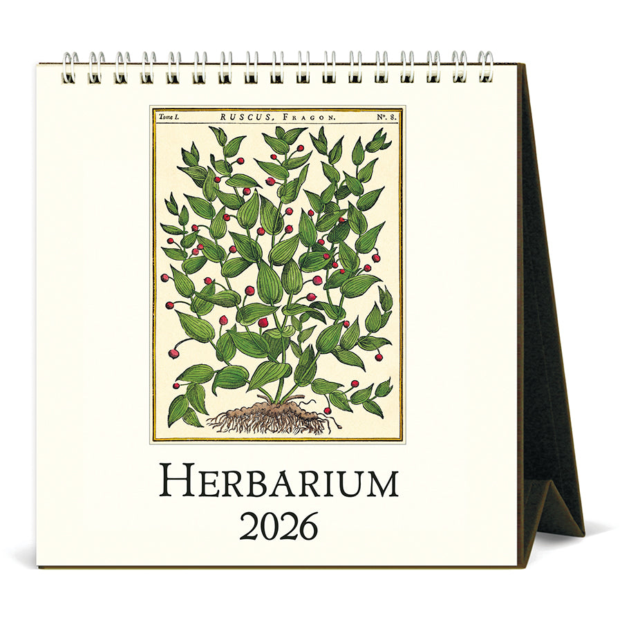 2026 Vintage Herbarium Desk Calendar