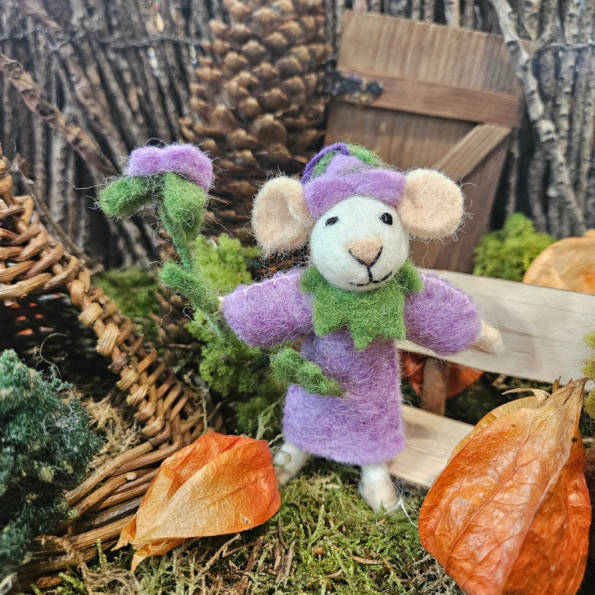 Violet the Mouse Ornament