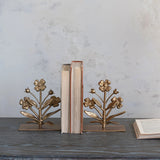 Flower-Shaped Bookends
