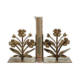 Flower-Shaped Bookends