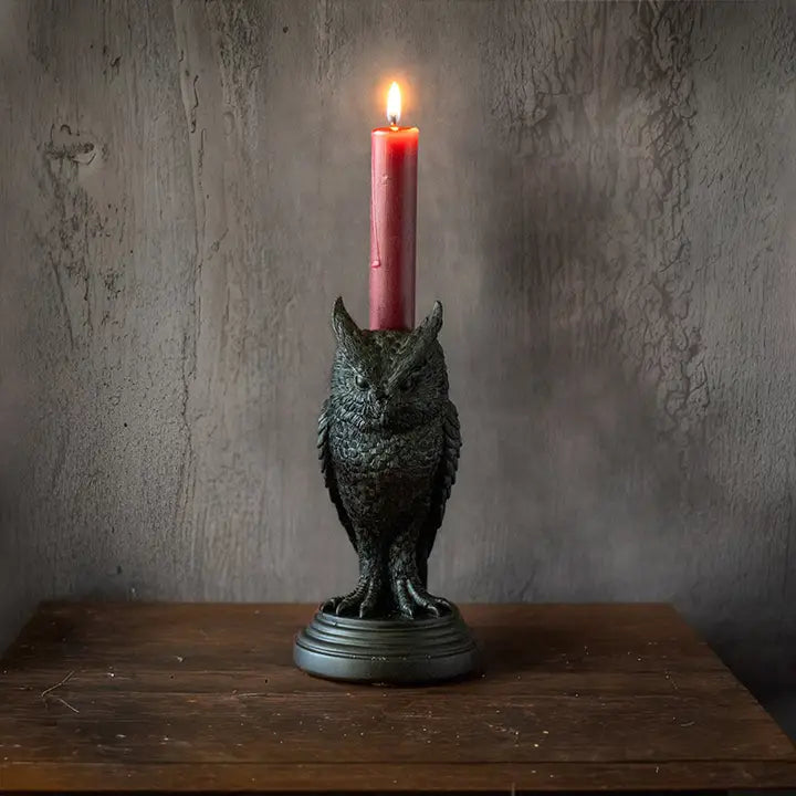 Owl of Astrontiel Candle Holder