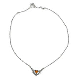 Three Bats Amber Necklace
