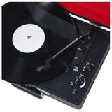Bluetooth Suitcase 3-Speed Turntable