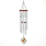 Stained Glass Cardinal Wind Chime
