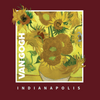 Van Gogh Indianapolis Sunflowers T-Shirt — Unisex
