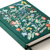 There Are Always Flowers Embroidered Journal