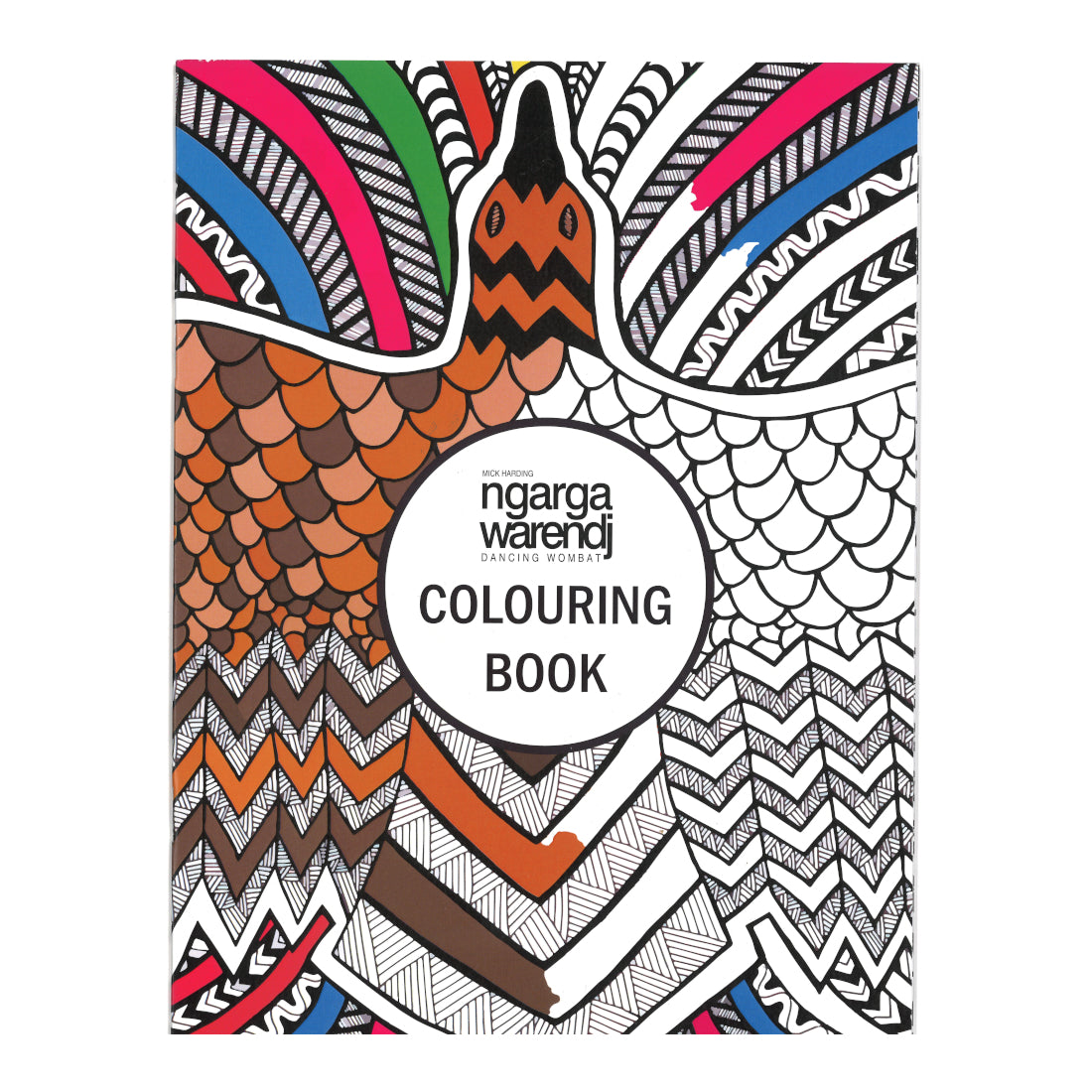 Dancing Wombat Coloring Book