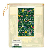 Vintage Wildflowers Tea Towel