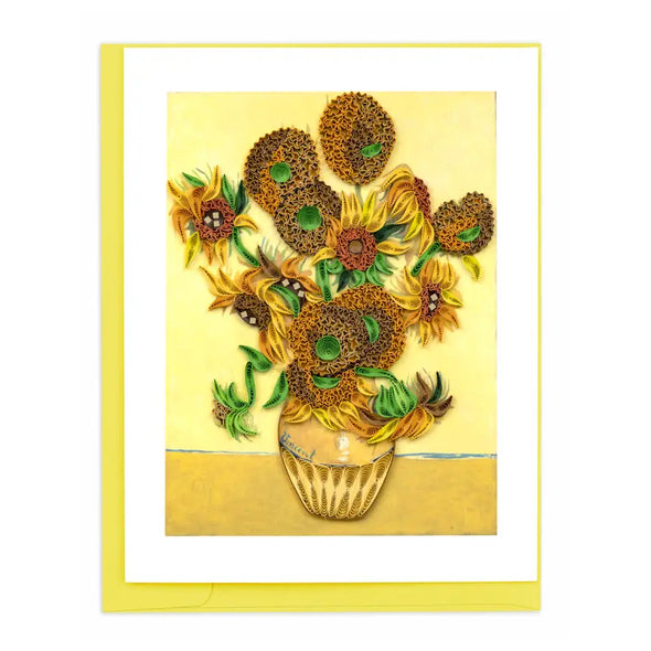 Van Gogh Sunflowers Quilling Card