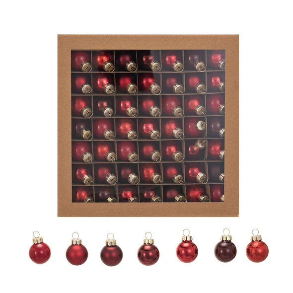 Red Mini Ornaments Boxed Set