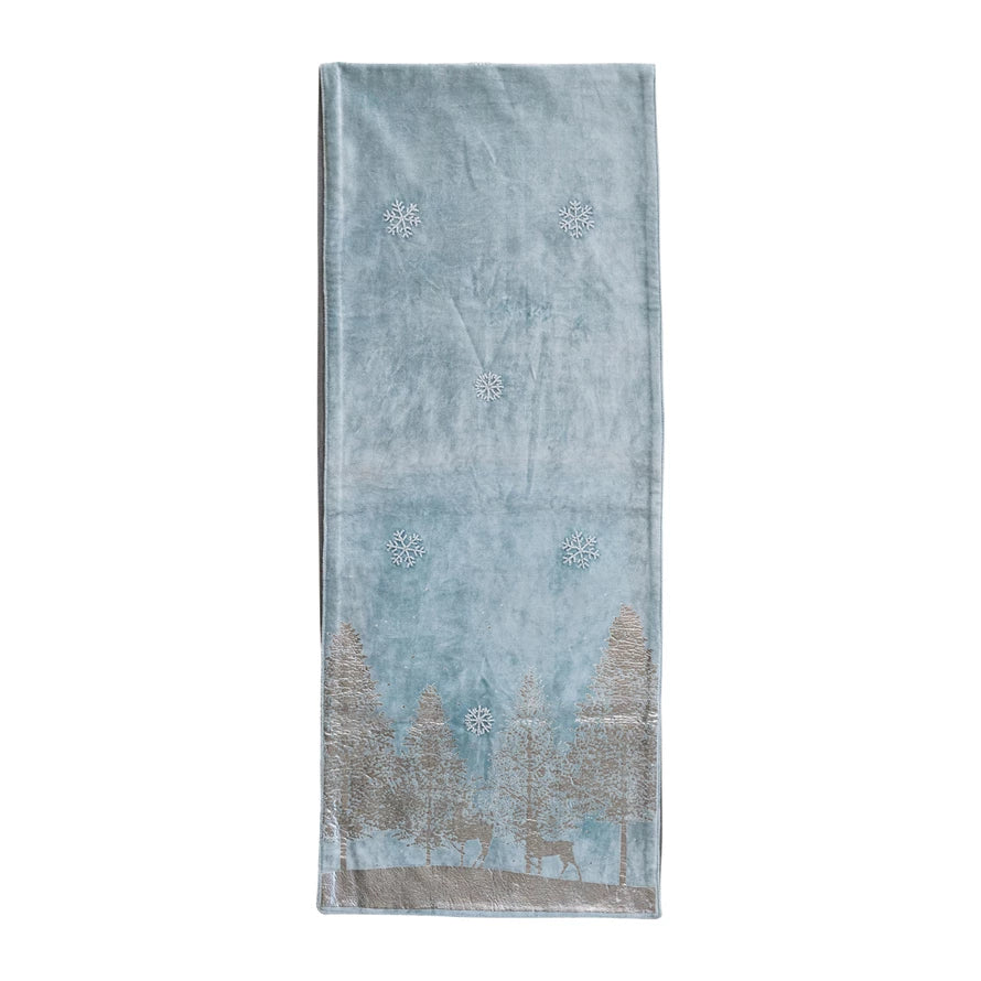 Foil Tree Table Runner