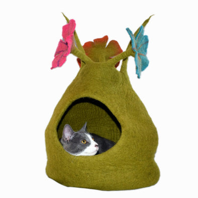 Felted Bouquet Pet Cave