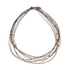 Piano Wire Mixed Wire Necklace