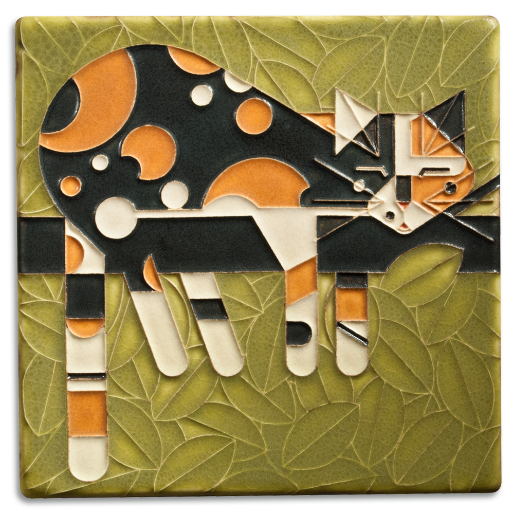 Charley Harper 'Limp on a Limb' Motawi Tile