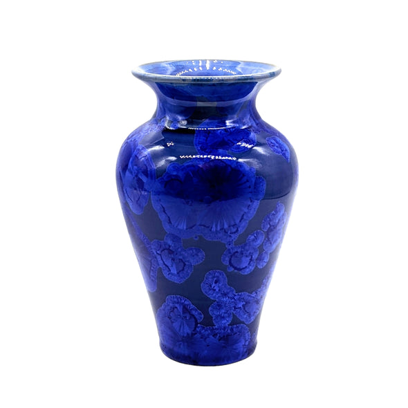 Adam Egenolf Indigo Crystalline Vase - Medium