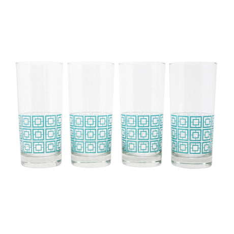 Breezeway Design Collins Glass - Teal