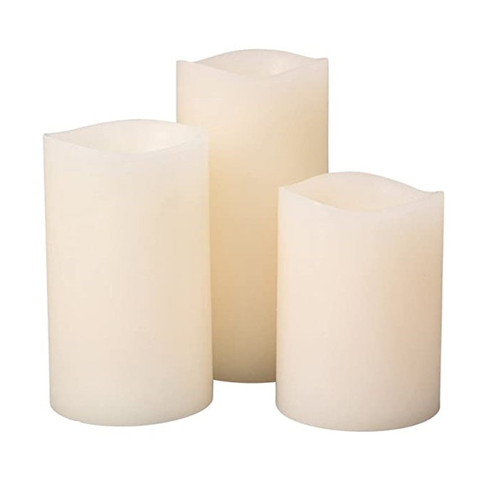 LED Wax Candle Set with Remote