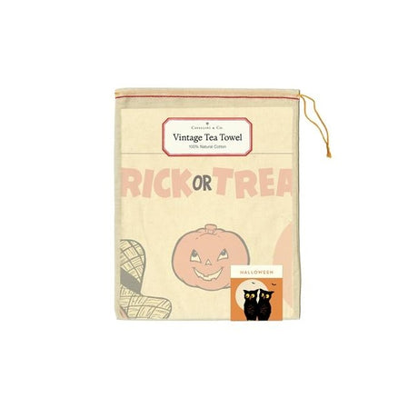 Trick or Treat Tea Towel