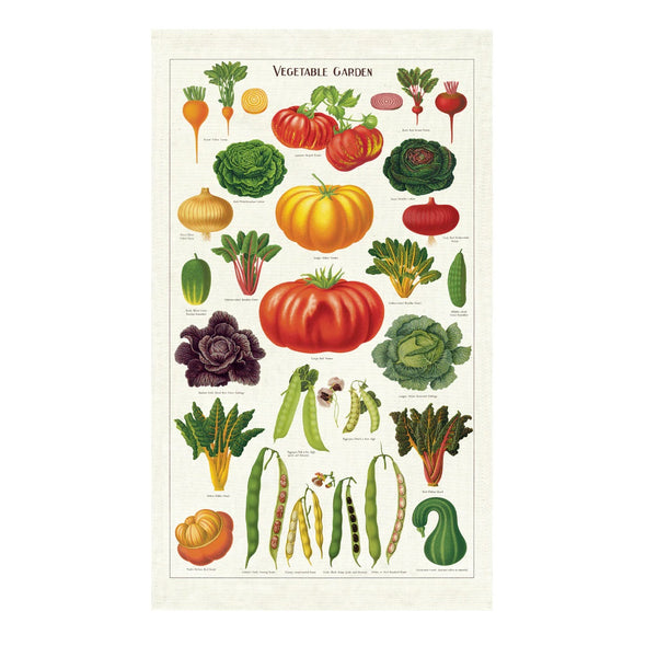 Vegetable Garden Tea Towel