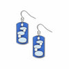 Abstract Water Lilies Earrings