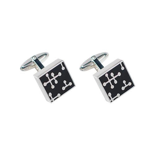 Eames Dots-Black Cufflinks