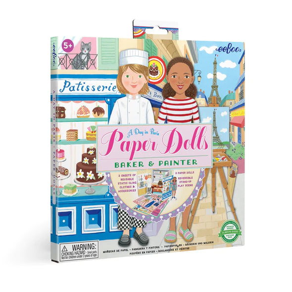 Baker & Painter Paper Doll Set