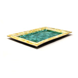 Adam Egenolf Yellow & Green Crystalline Tray